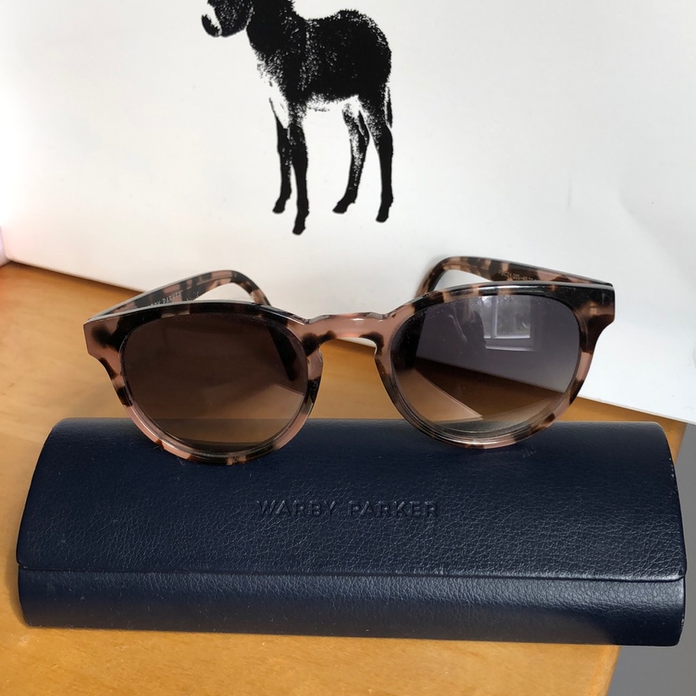 Warby Parker Percy Pink Tortoise glasses
